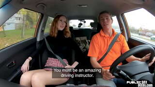 Bigtit-britannian punapää imee road opettaja kukko ennen seksiä